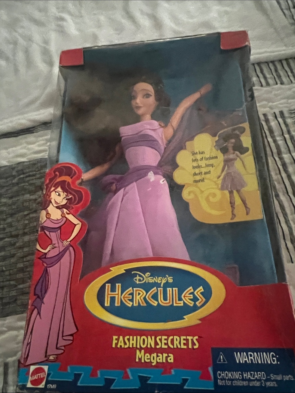 Disney Megara Doll in Lavender Purple Gown